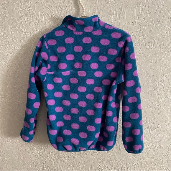 Girl’s Patagonia synchilla Pullover polkadot XL - Picture 3 of 7
